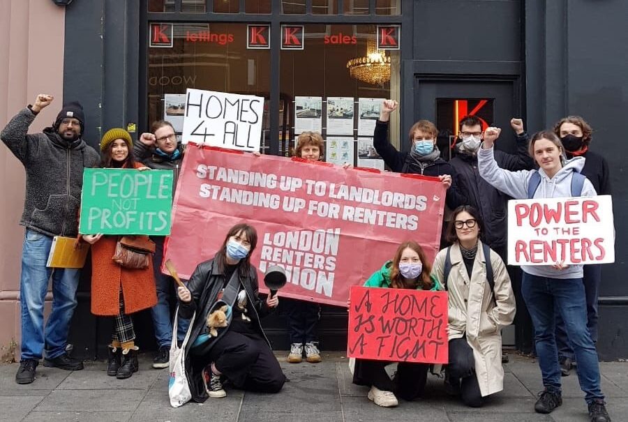 london renters union protesters