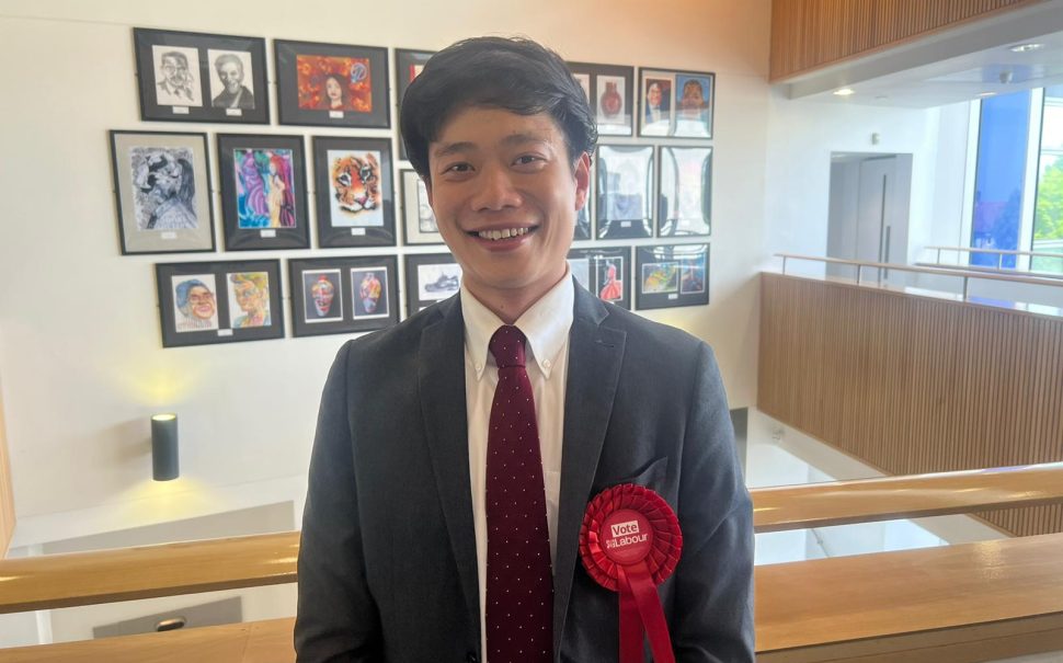 Newly-elected Labour councillor Edison Huynh
