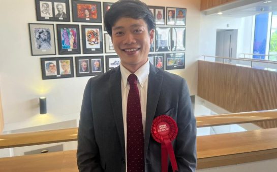 Newly-elected Labour councillor Edison Huynh