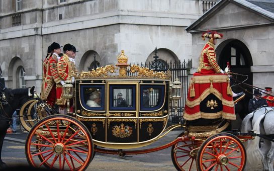 The Queen arriving for the state opening of Parliament. Featured image credit: WikiCommons