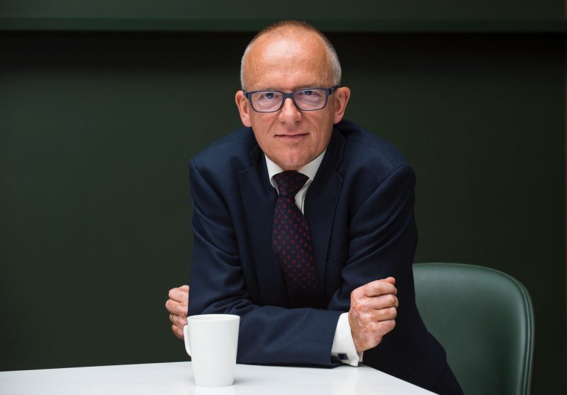 New Metropolitan Police Commissioner Mark Rowley sat at a desk