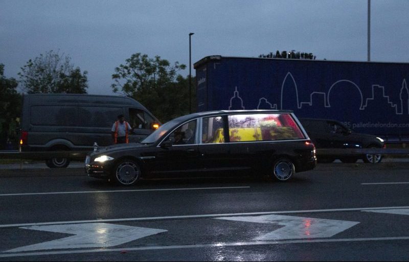 Queen's hearse