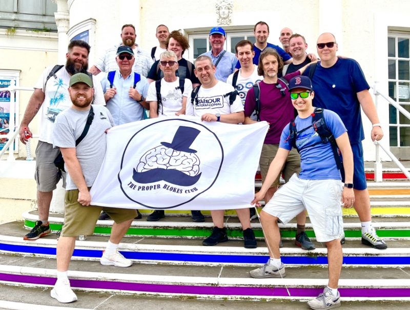 The Proper Blokes Club on a Big Walk from Brighton to Worthing in July 2022