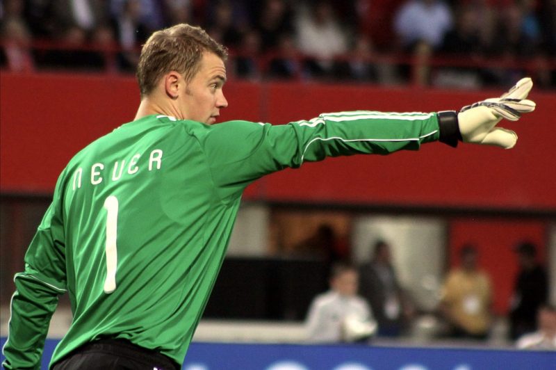 Germany goalkeeper Manuel Neuer in action