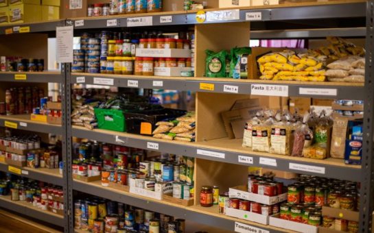 Picture of supermarket shelf