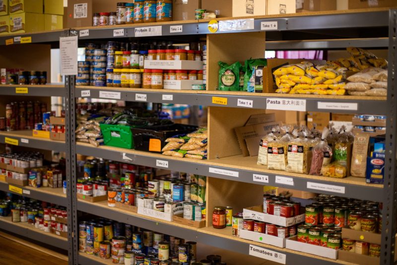 Picture of supermarket shelf