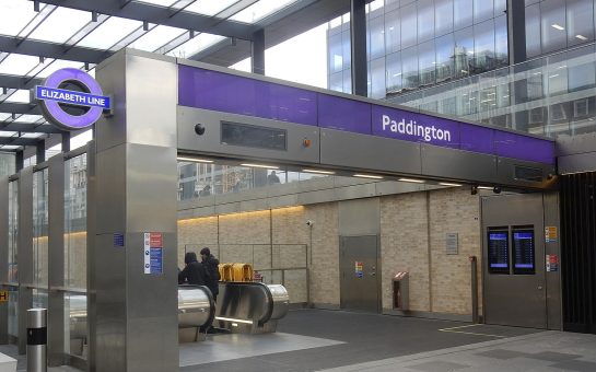 Elizabeth Line at Paddington Station