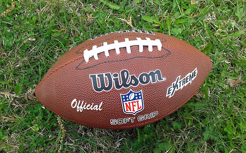 An American football ball