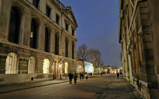 University of Greenwich at night