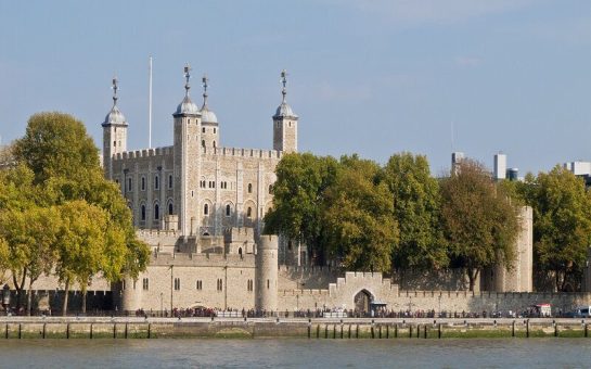 Tower of London across the river Thames