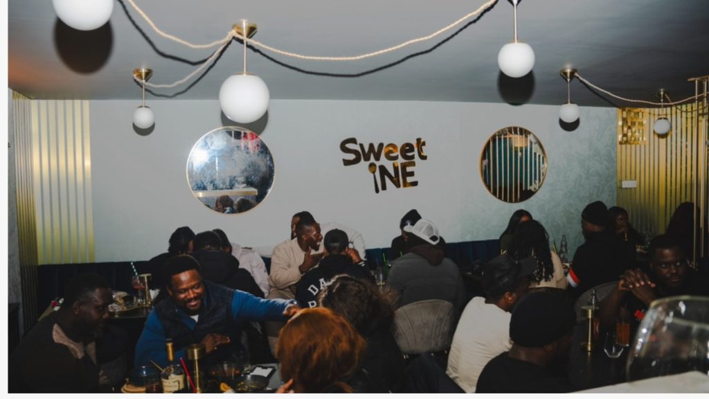 ALL SMILES FROM THE CUSTOMERS: Customers enjoying the Sweet1ne experience (credit Tolu Babalola)