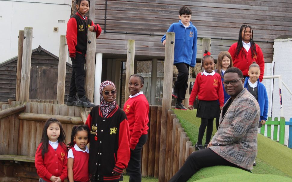 Children at Lucas Vale Primary School