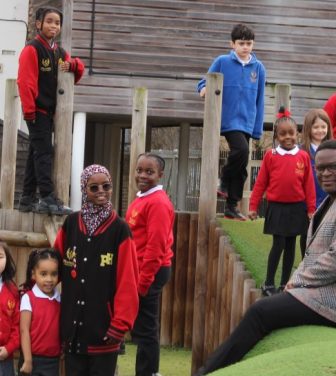 Children at Lucas Vale Primary School