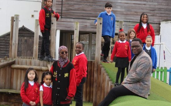 Children at Lucas Vale Primary School