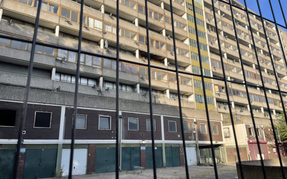 Apartment block in London