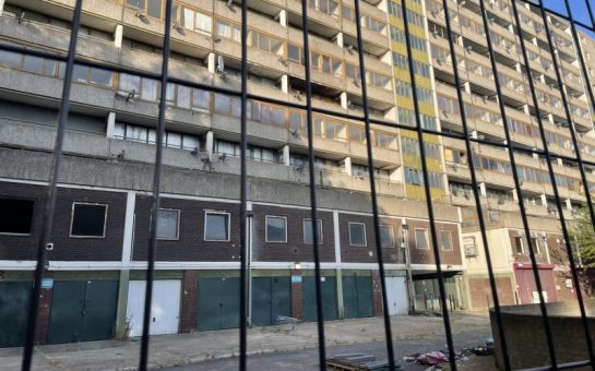 Apartment block in London