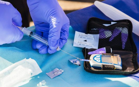 A diabetes test kit