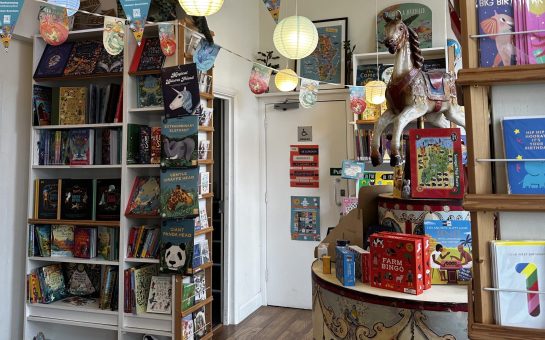 Inside of a children's bookshop