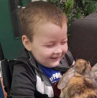 Artem, whose family have been supported by Rainbow Trust since 2022
