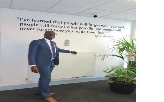 A man posing for a picture.