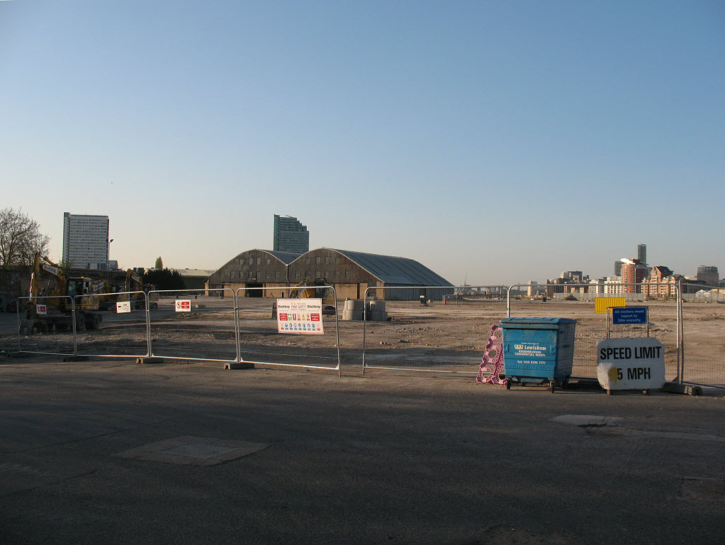 Convoys Wharf has been shut off from the public since the early 2000s.