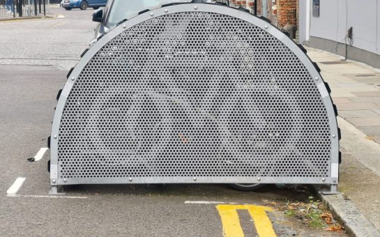 A cycle hangar (Credit: Free to use from Shutterstock)