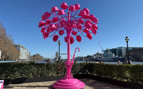 Guinness World Record tallest hat stand