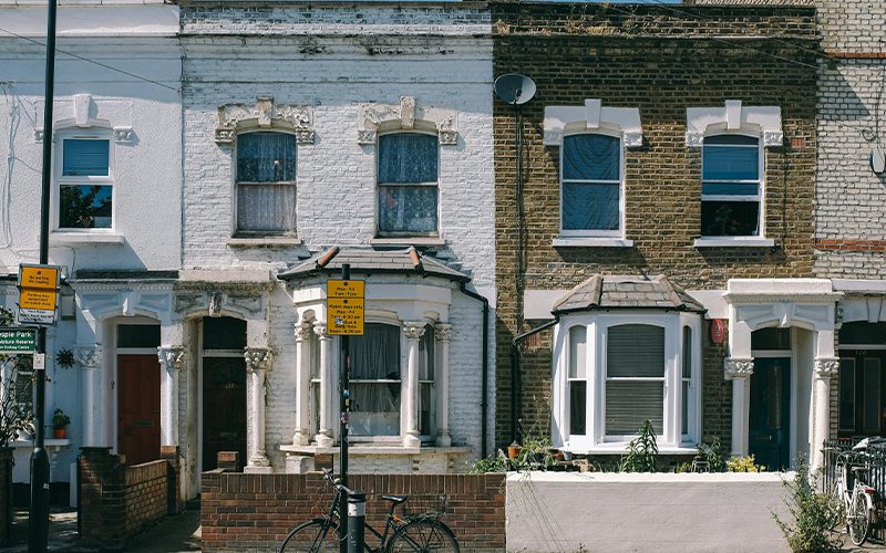 image of london terraced houses