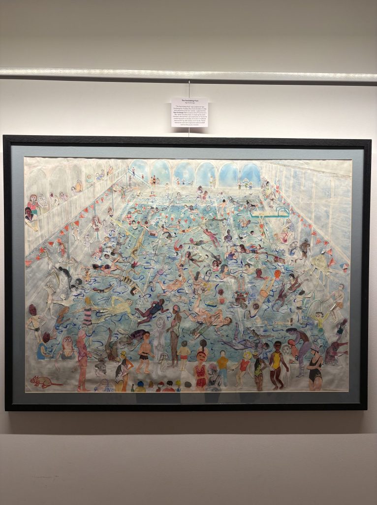 The Swimming Pool - a piece by members of Age Exchange living with dementia. Credit: Esther Bamigboye