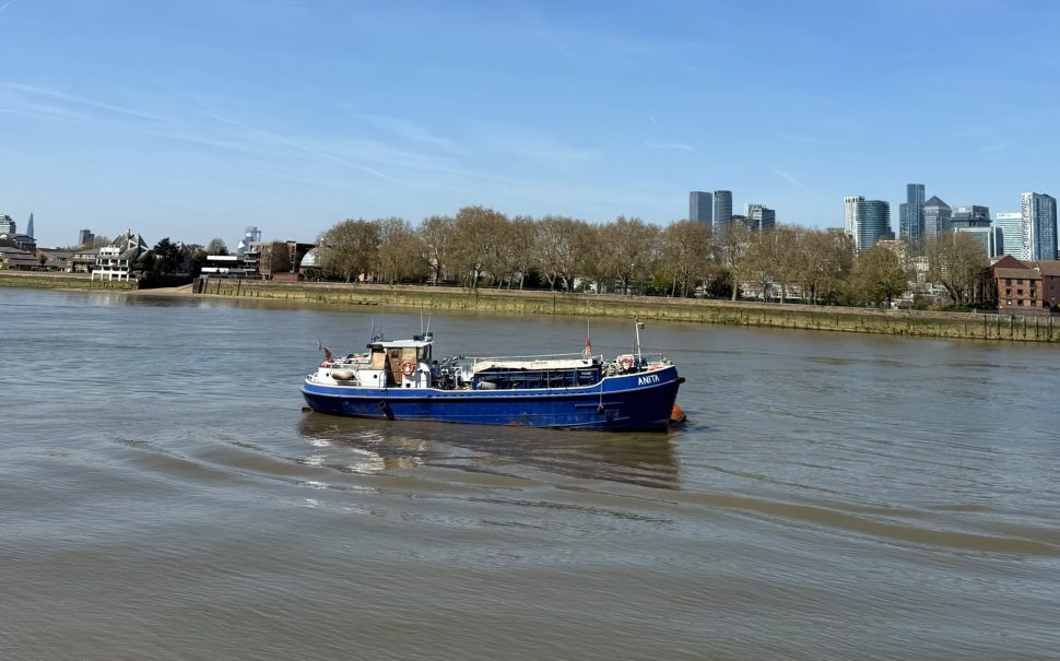 A boat on the Thames