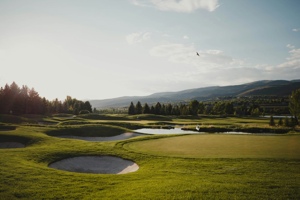 Golf course image from Unsplash