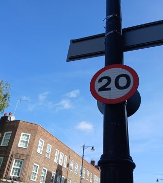 Image of a Twickenham stop sign