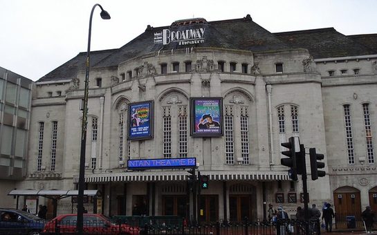 The exterior of the Broadway theatre in Catford