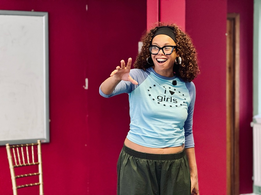 Image shows Wilson-Smith rehearsing Cranes. Image Credit: Carmel O'Connor, principle producer of "The Ryan Calais Cameron season"