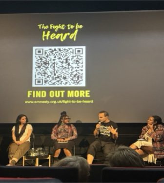 Amnesty International UK documentary panel.