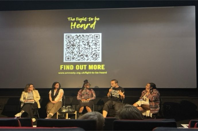 Amnesty International UK documentary panel.